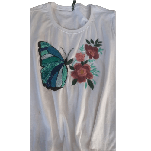 Camiseta de borboleta - Preços ao Alcance