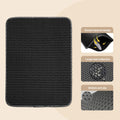 Cat Litter Mat Double Layer Waterproof Urine Proof Trapping Mat Easy to Clean Non-Slip Toilet Pad Cat Scratch Pad Large Foot Pad