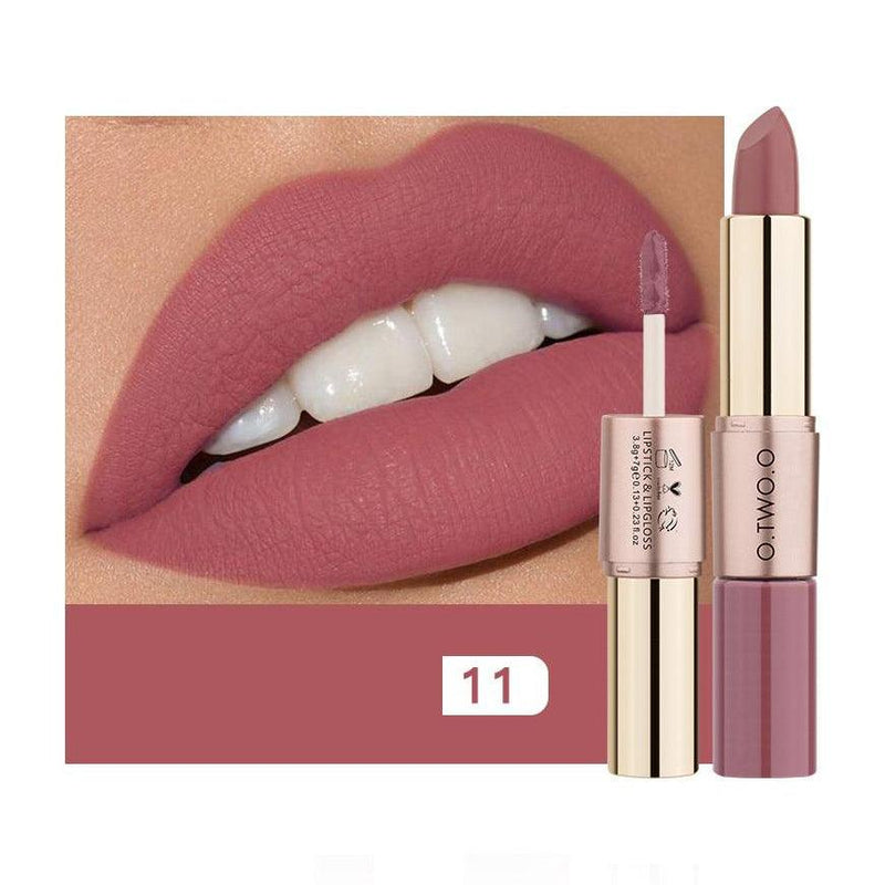 Batom Matte e Batom Líquido O.TWO.O 2 em 1 - Preços ao Alcance