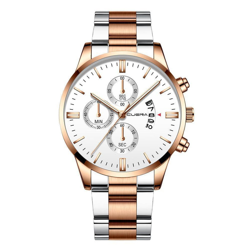 Relógio Estilo Inox Masculino - Frete Gratis - Preços ao Alcance