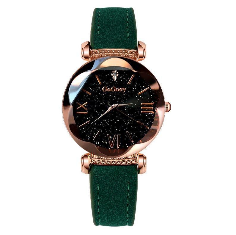 Relógio Luxo Feminino Céu Estrelado Diamante - Frete Gratis - Preços ao Alcance