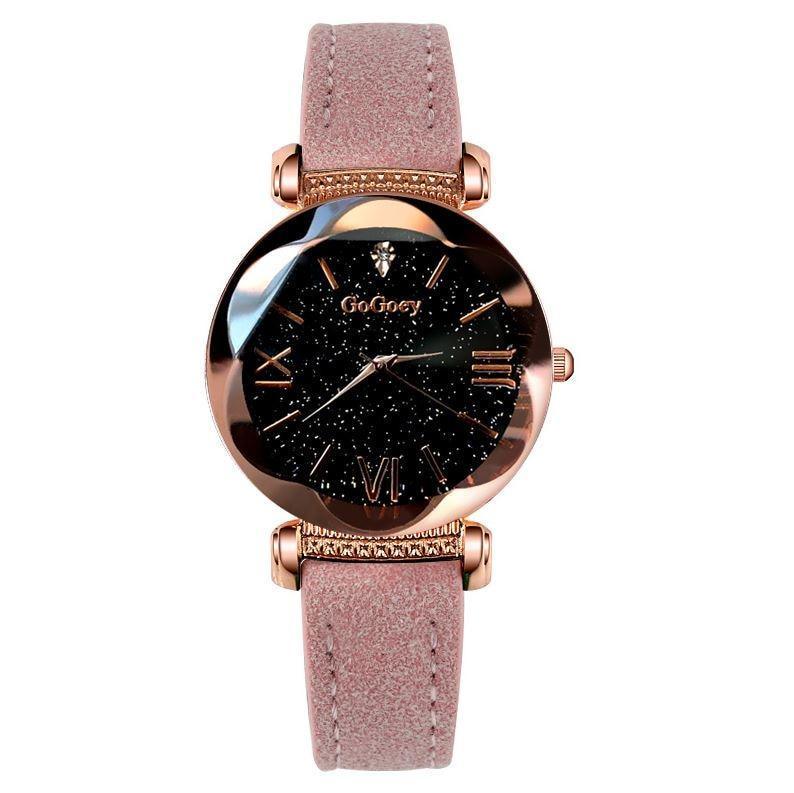 Relógio Luxo Feminino Céu Estrelado Diamante - Frete Gratis - Preços ao Alcance