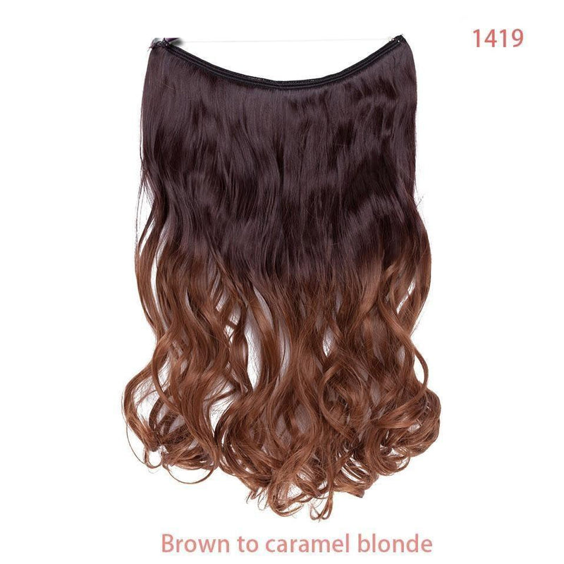 Mega Hair Invisível - Aplique de Cabelos Cacheados - Preços ao Alcance