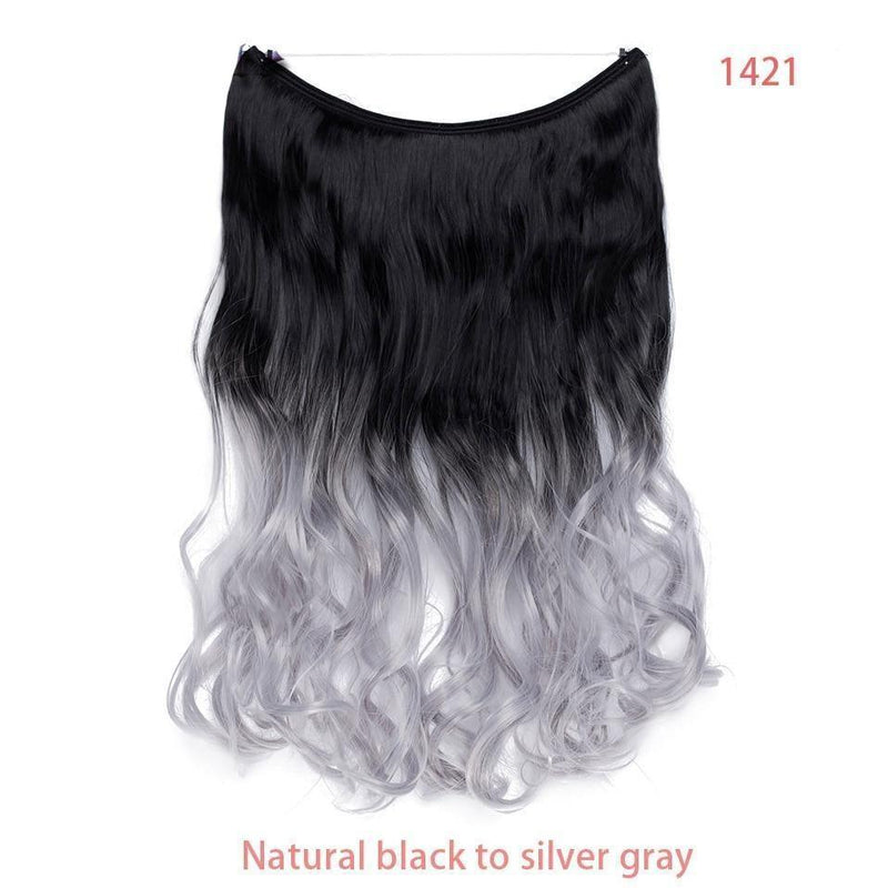 Mega Hair Invisível - Aplique de Cabelos Cacheados - Preços ao Alcance