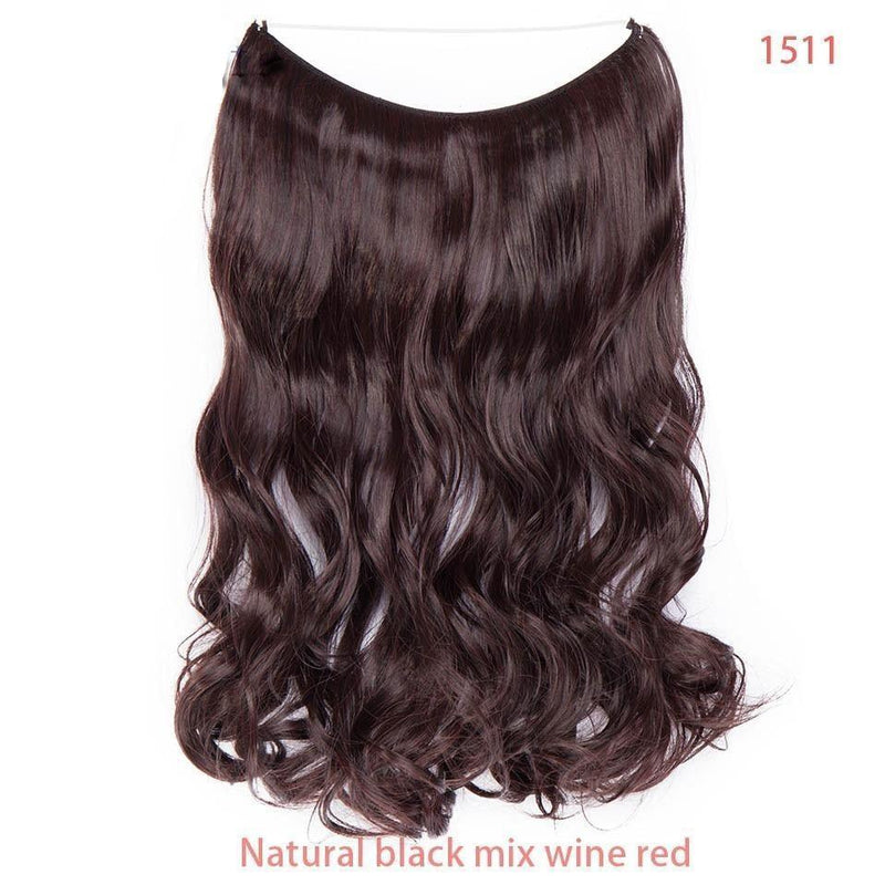 Mega Hair Invisível - Aplique de Cabelos Cacheados - Preços ao Alcance