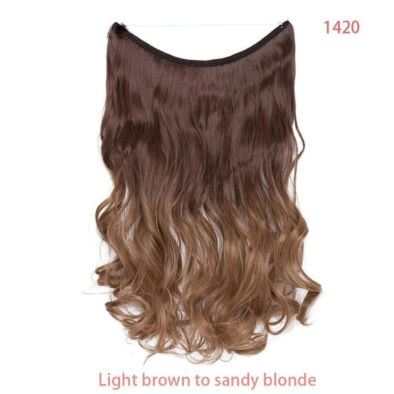 Mega Hair Invisível - Aplique de Cabelos Cacheados - Preços ao Alcance