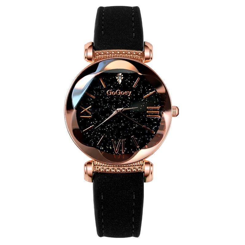 Relógio Luxo Feminino Céu Estrelado Diamante - Frete Gratis - Preços ao Alcance