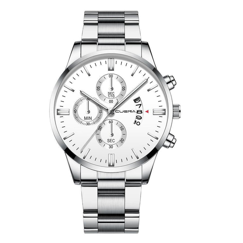 Relógio Estilo Inox Masculino - Frete Gratis - Preços ao Alcance