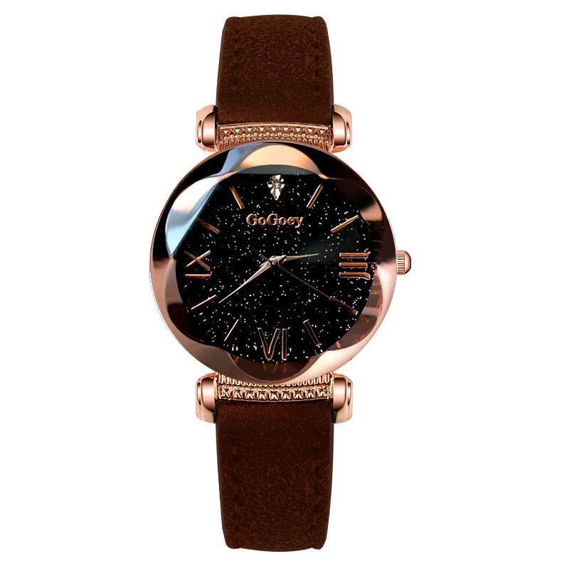 Relógio Luxo Feminino Céu Estrelado Diamante - Frete Gratis - Preços ao Alcance