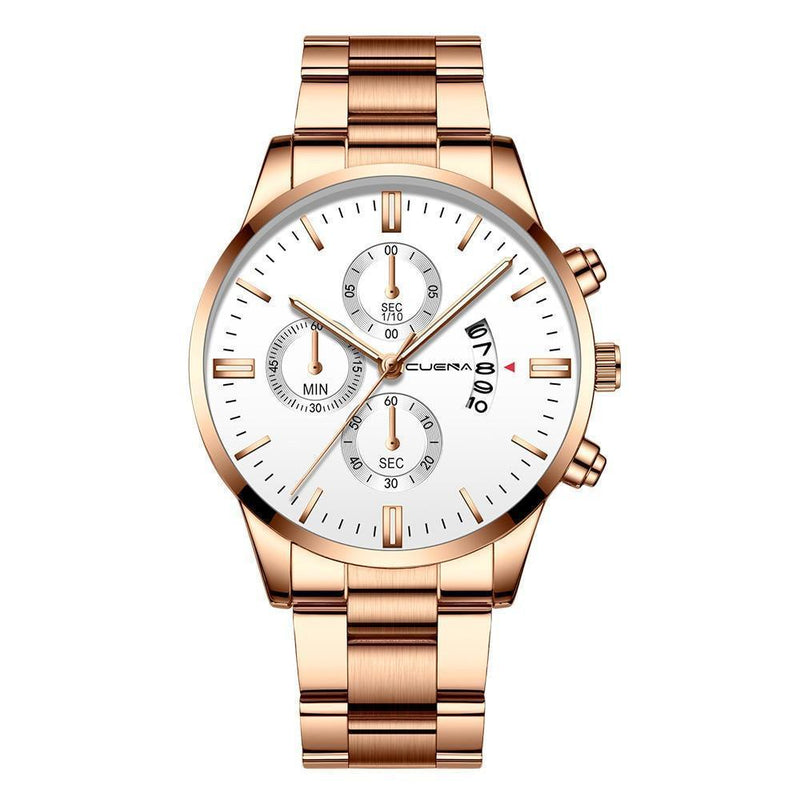 Relógio Estilo Inox Masculino - Frete Gratis - Preços ao Alcance