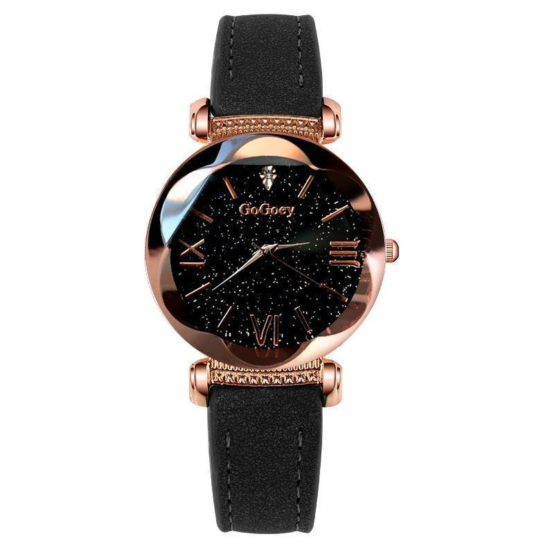 Relógio Luxo Feminino Céu Estrelado Diamante - Frete Gratis - Preços ao Alcance