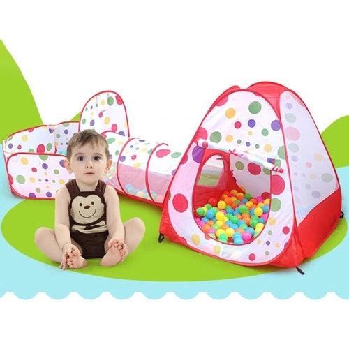 Piscina de Bolinha Infantil 3 em 1 - Play Tent Imbaby - Preços ao Alcance