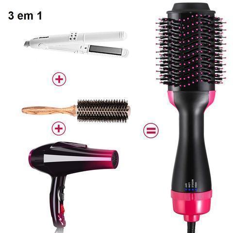 Escova Professional Secadora - 3 em 1 - Preços ao Alcance