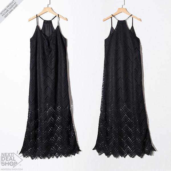 Vestido Longo Maxi Renda - Preços ao Alcance