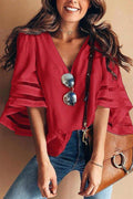 Blusa Feminina Manga Ampla - Preços ao Alcance
