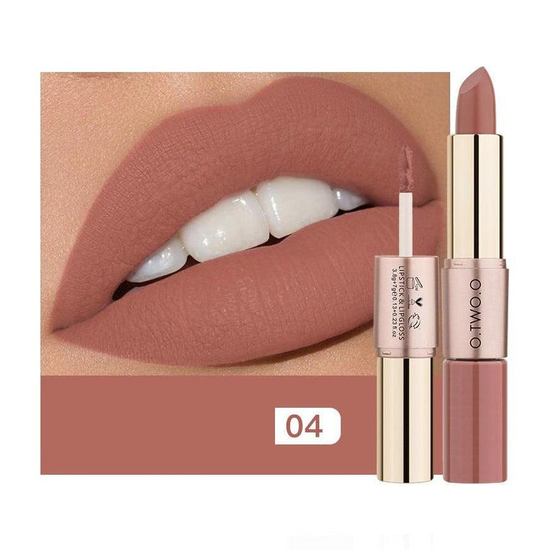 Batom Matte e Batom Líquido O.TWO.O 2 em 1 - Preços ao Alcance