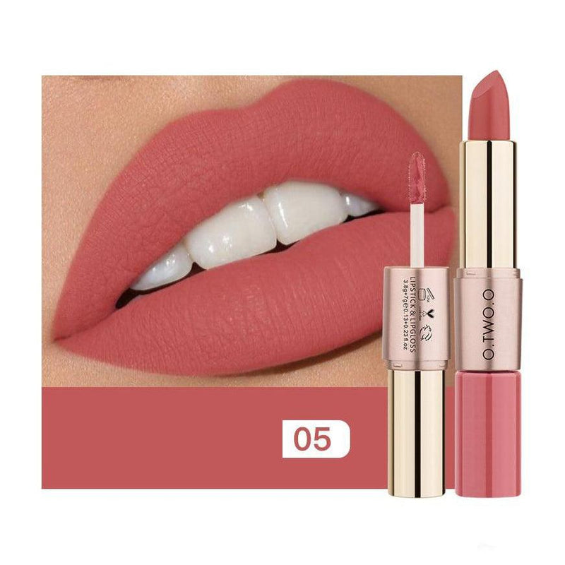 Batom Matte e Batom Líquido O.TWO.O 2 em 1 - Preços ao Alcance