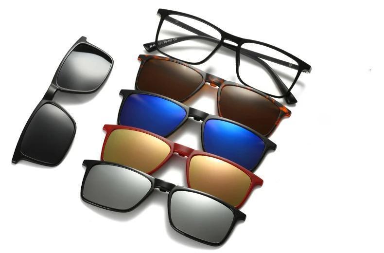 Óculos New Retro - 5 em 1 Original com Imã - Frete Gratis - Preços ao Alcance