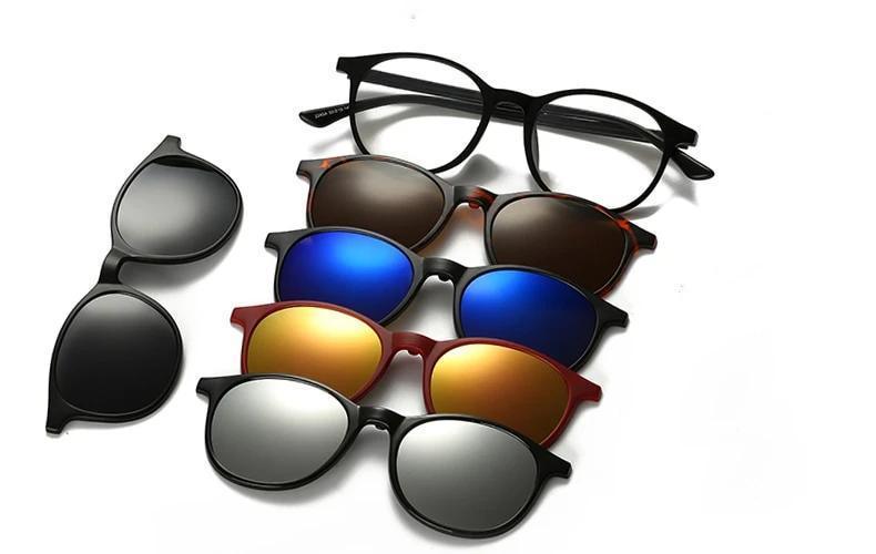 Óculos New Retro - 5 em 1 Original com Imã - Frete Gratis - Preços ao Alcance