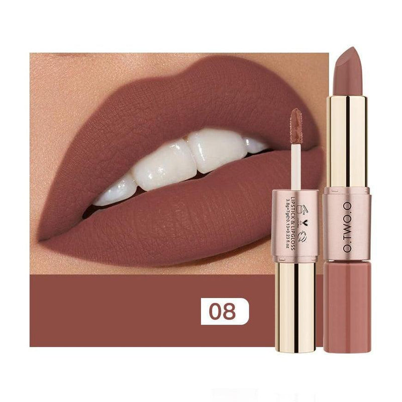 Batom Matte e Batom Líquido O.TWO.O 2 em 1 - Preços ao Alcance