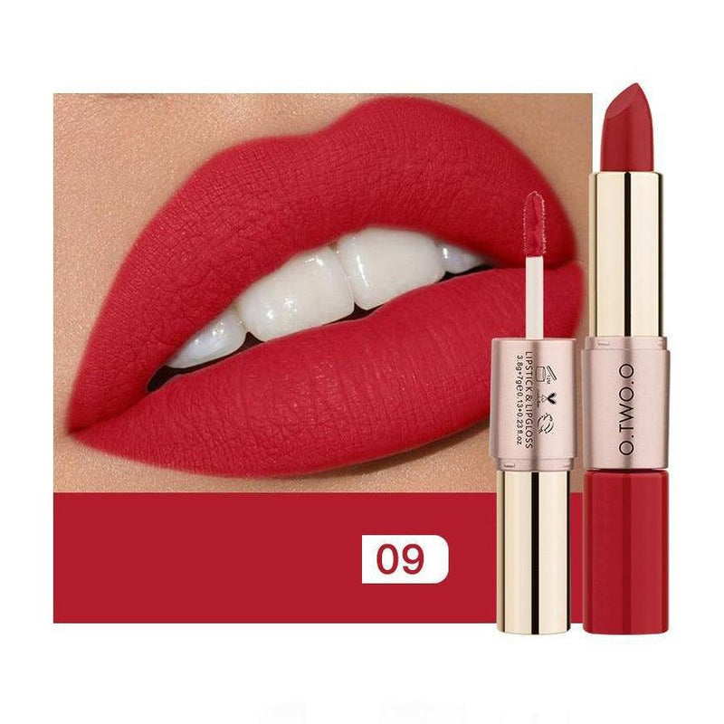 Batom Matte e Batom Líquido O.TWO.O 2 em 1 - Preços ao Alcance