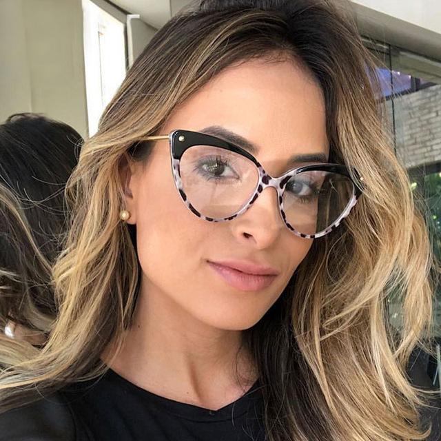 Armação de Óculos de Grau Feminino Estilo Gatinho - Preços ao Alcance