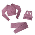 Conjunto Feminino Fitness Yoga - 3 peças - Preços ao Alcance