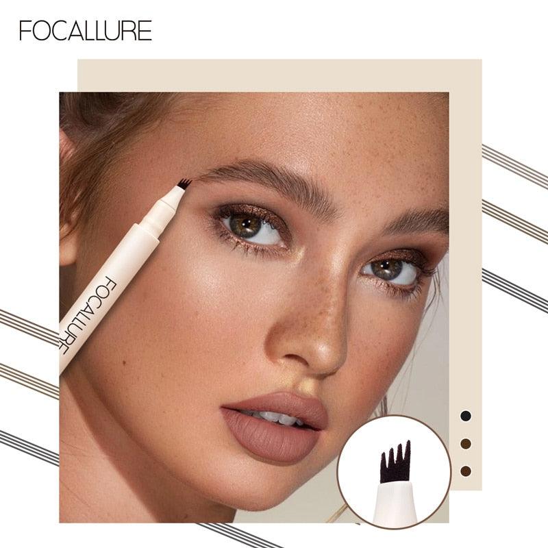 Caneta para Sobrancelha Focallure À Prova D' Água - Preços ao Alcance