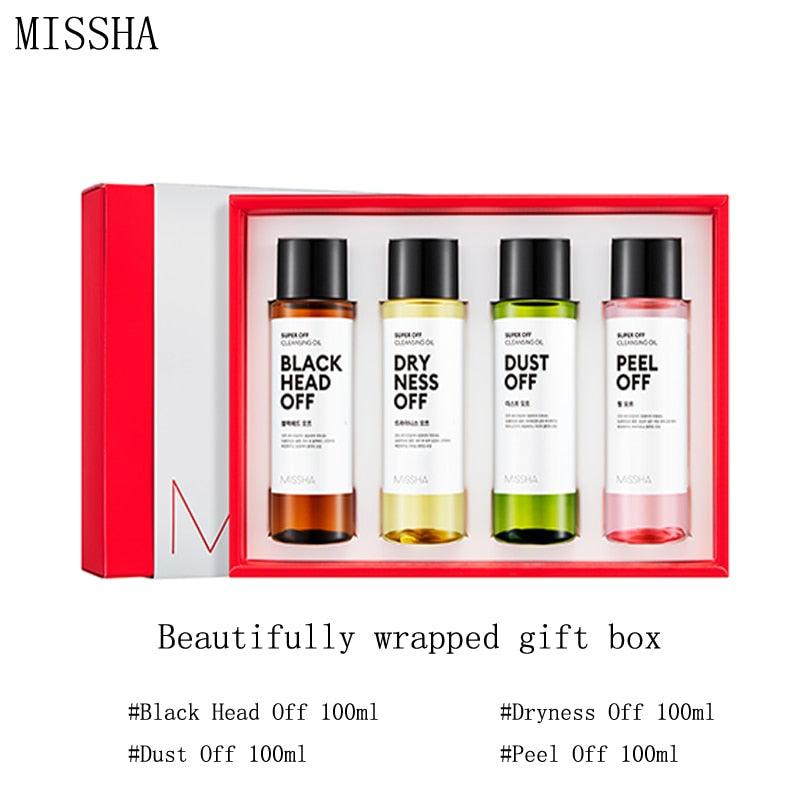 Kit Óleo de Limpeza Facial Missha - 04 peças - Preços ao Alcance