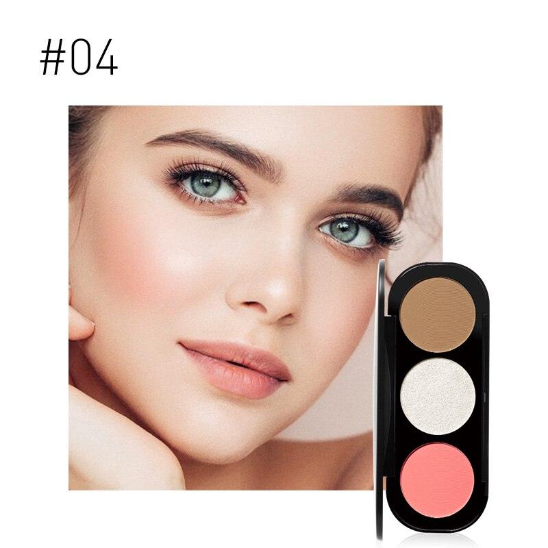 Paleta de Iluminador Focallure - 3 Cores - Preços ao Alcance