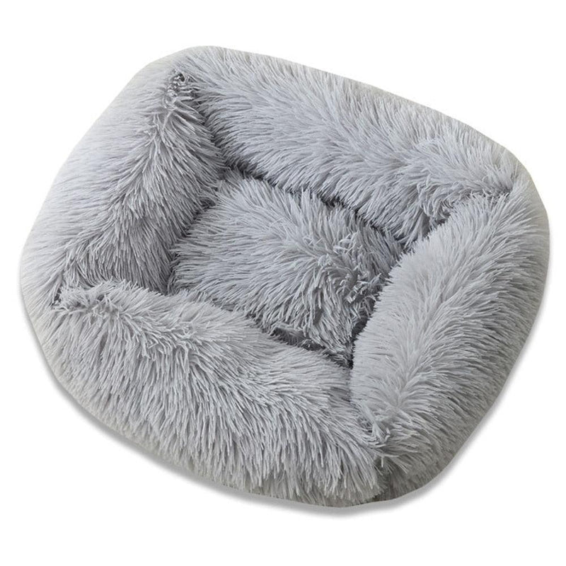 Cama para Cachorros e Gatos - Plush Square - Preços ao Alcance
