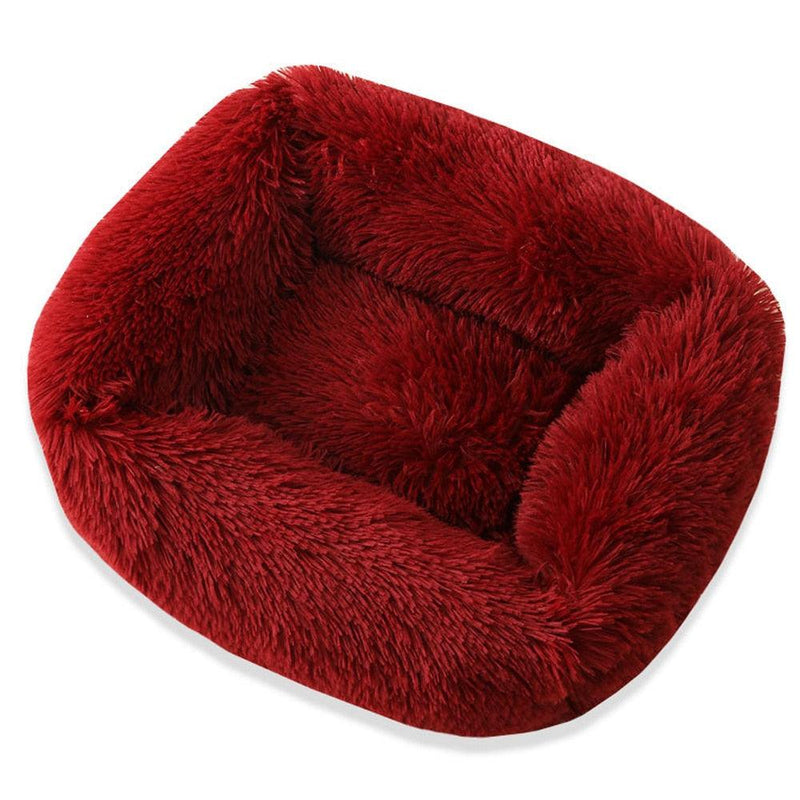 Cama para Cachorros e Gatos - Plush Square - Preços ao Alcance