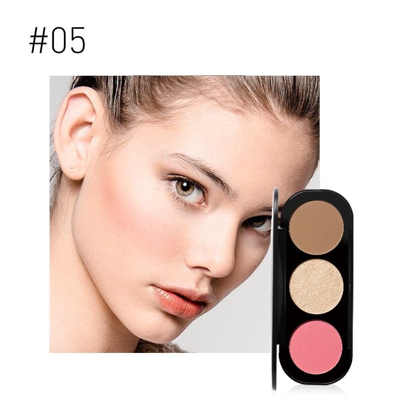 Paleta de Iluminador Focallure - 3 Cores - Preços ao Alcance
