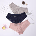Calcinha em Renda Sexy Lace - Kit com 3 peças - Preços ao Alcance