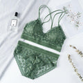 Conjunto Lingerie em Renda Strap - Preços ao Alcance