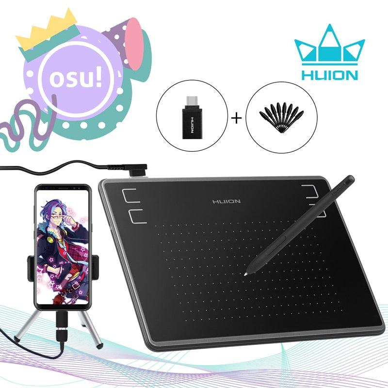 Mesa Digitalizadora Desenho Gráfico e Digital HUION H430P - Preços ao Alcance