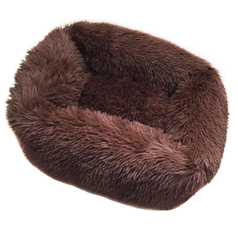 Cama para Cachorros e Gatos - Plush Square - Preços ao Alcance