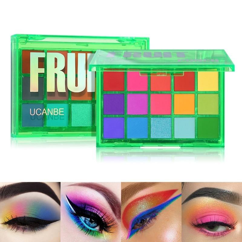Paleta de Sombras UCANBE - 15 Cores - Preços ao Alcance