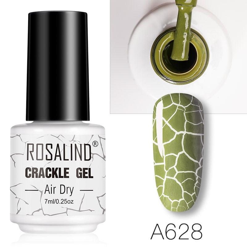 Esmalte de Unha Gel Rosalind - Efeito Crackle - Preços ao Alcance