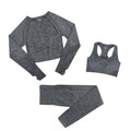 Conjunto Feminino Fitness Yoga - 3 peças - Preços ao Alcance