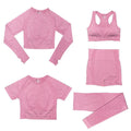 Conjunto Feminino Fitness Yoga - 5 peças - Preços ao Alcance