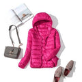 Jaqueta Feminina Puffer com Capuz - Preços ao Alcance