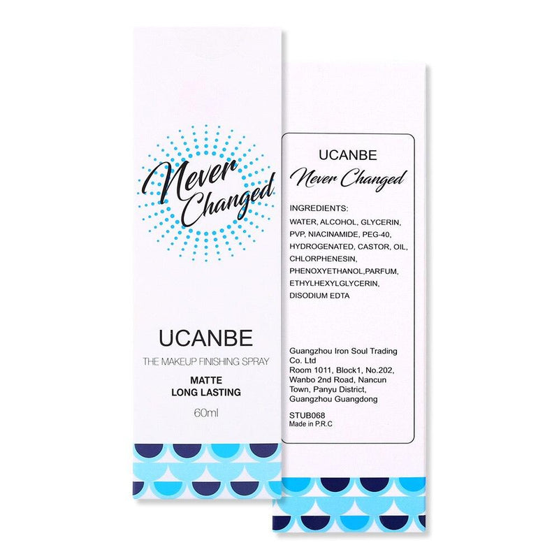 Spray Finalizador para Maquiagem UCANBE - Efeito Matte - Preços ao Alcance