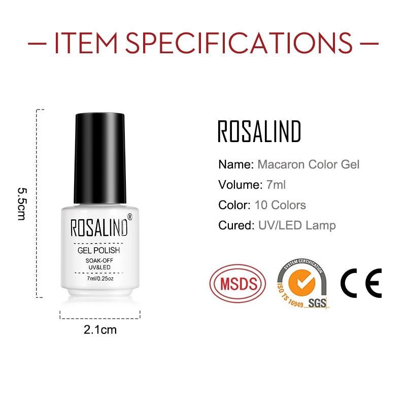 Esmalte de Unha Gel Rosalind - Candy Colors - Preços ao Alcance