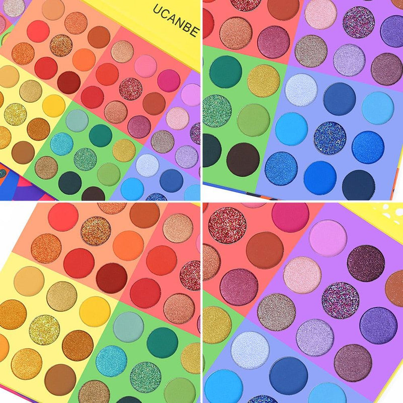 Paleta de Sombras UCANBE - 6 em 1 - Preços ao Alcance