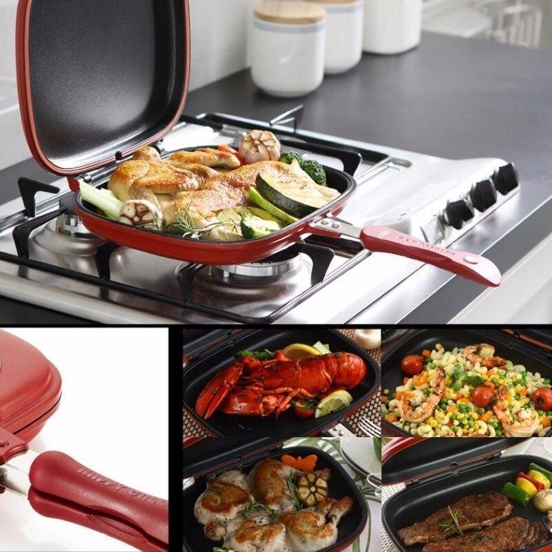 Panela Grill Dupla Face - Frete Gratis - Preços ao Alcance