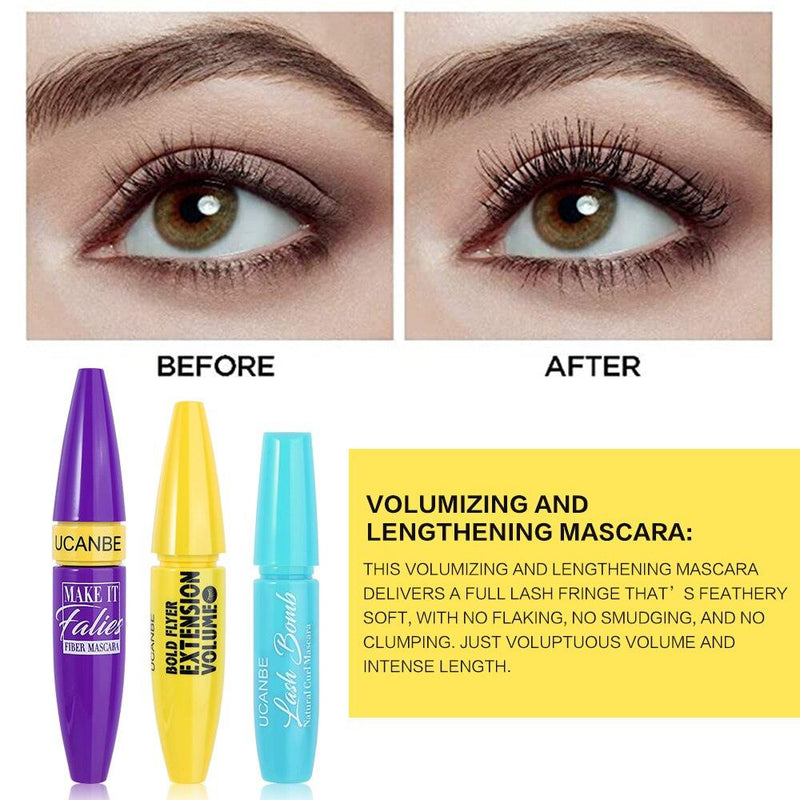 Kit Máscara para Cílios UCANBE - 03 peças - Preços ao Alcance