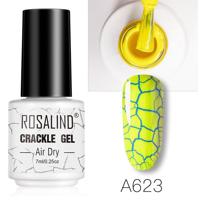 Esmalte de Unha Gel Rosalind - Efeito Crackle - Preços ao Alcance