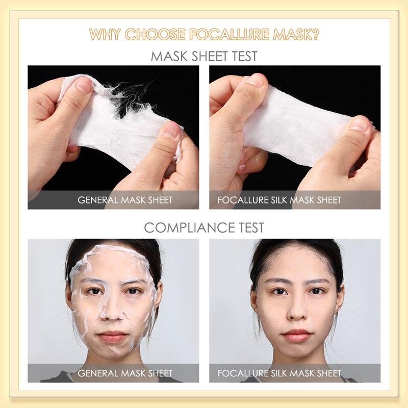 Máscara Facial Focallure Vitamina C - Preços ao Alcance