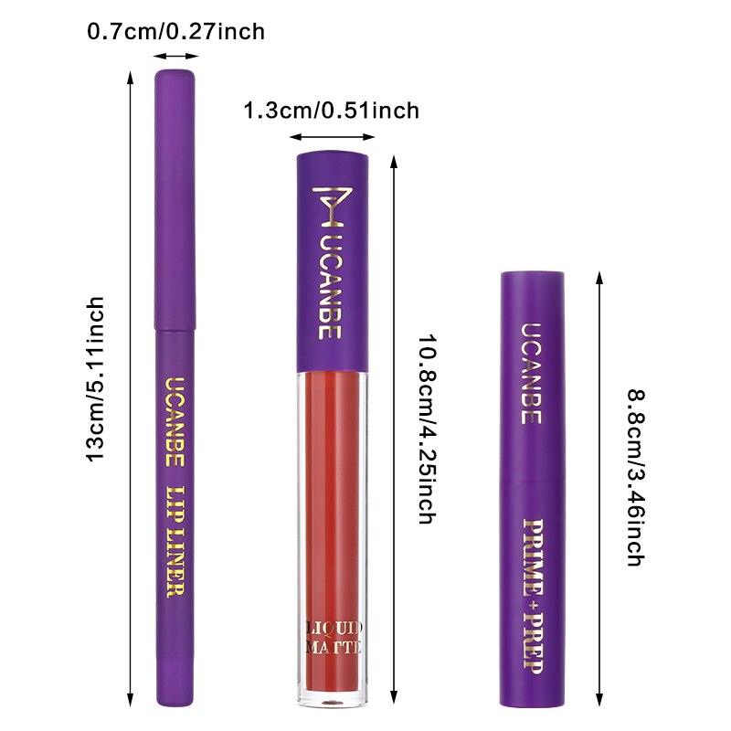 Kit Maquiagem Lábial UCANBE - 13 peças - Preços ao Alcance